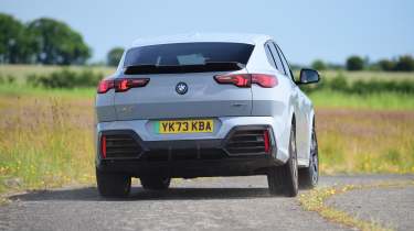 BMW iX2 rear handling