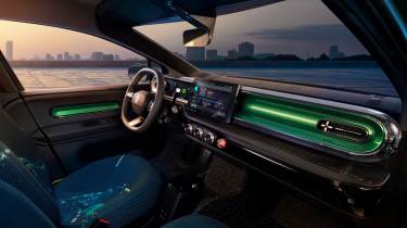 New Renault Twingo prototype dashboard