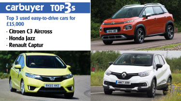 Top 3 used easy-to-drive cars header
