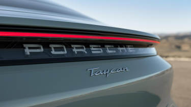 Porsche Taycan rear badge