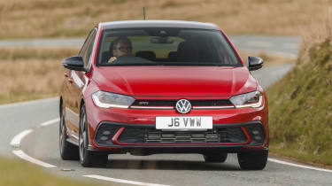 Volkswagen Polo GTI facelift driving - front