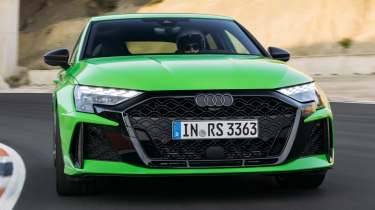 Audi RS 3 front tracking