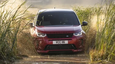 Facelifted Land Rover Discovery Sport - off-roading in water