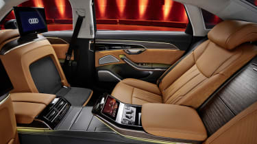 New Audi A8 rear seat