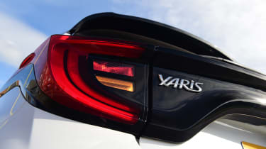 Toyota Yaris Carbuyer rear closeup