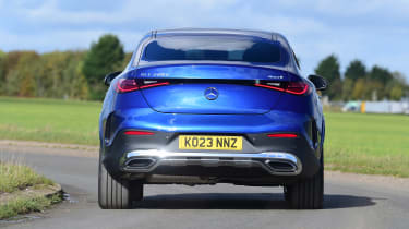 Mercedes GLC Coupe UK rear driving
