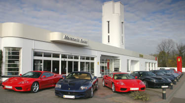 Ferrari forecourt