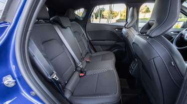 Renault Captur facelift rear passenger seats