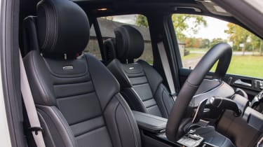 The GLE’s interior is beginning to look dated, but it’s well made and comfortable
