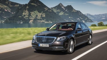 S-Class rivals include the Audi A8, BMW 7 Series, Jaguar XJ and SUVs like the Range Rover LWB