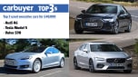 Top 3 used executive cars for £40,000 - hero 