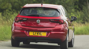 Vauxhall Astra hatchback rear cornering