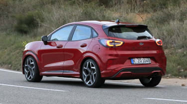2020 Ford Puma ST - rear 3/4 view passing 