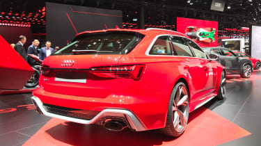 Audi RS6 Avant - Rear 3/4 view at Frankfurt