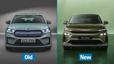 2025 Skoda Enyaq side by side