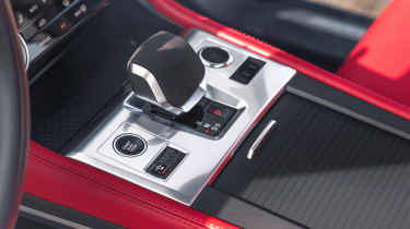 2020 Jaguar F-Pace - centre console and gear lever