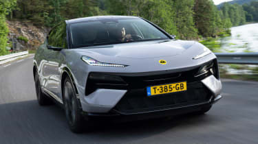 Lotus Eletre SUV front tracking