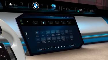 BMW Panoramic iDrive display model