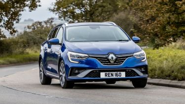 Renault Megane Sport Tourer estate front cornering