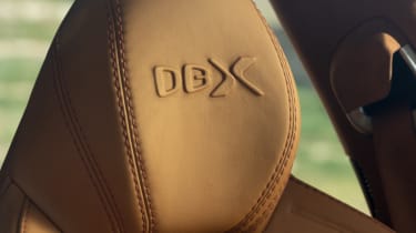 Aston Martin DBX headrest detailing