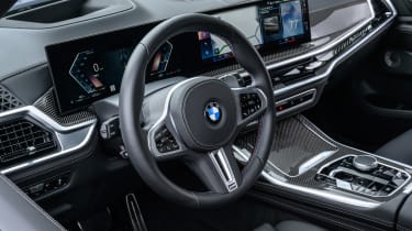 BMW X7 SUV steering wheel