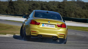 BMW M4 coupe 2014 rear cornering