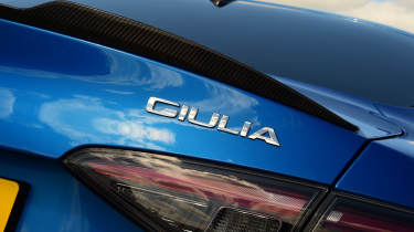 Alfa Romeo Giulia Quadrifoglio boot badge