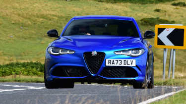 Alfa Romeo Giulia Quadrifoglio front cornering