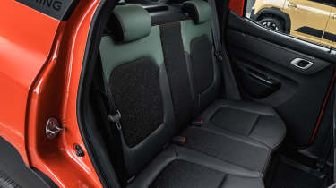 Dacia Spring facelift rear seats