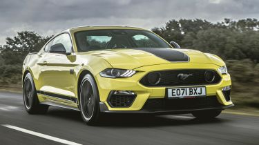 Ford Mustang Mach 1 driving