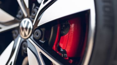Volkswagen Golf GTD hatchback brake calipers