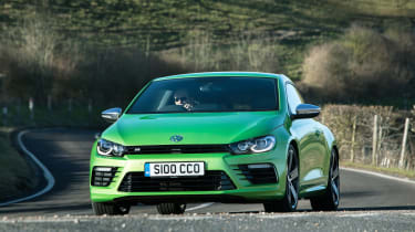But, the Scirocco R is also likely to be in contention against hot hatches like the Ford Focus RS and SEAT Leon Cupra