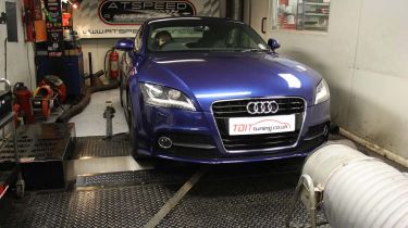 Audi on dyno