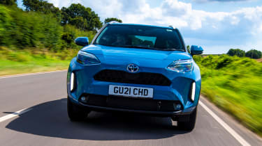 Toyota Yaris Cross front tracking
