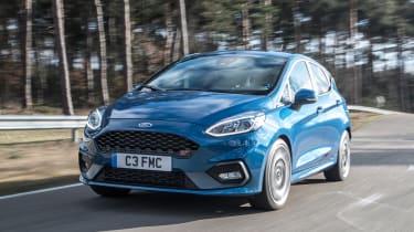 The new Ford Fiesta ST features a turbocharged 1.5-litre three-cylinder engine