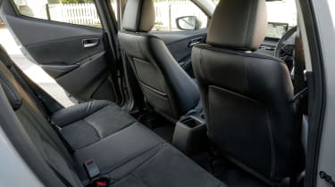 Mazda2 facelift rear seats