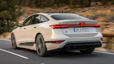 Audi A6 e-tron rear 3/4 tracking