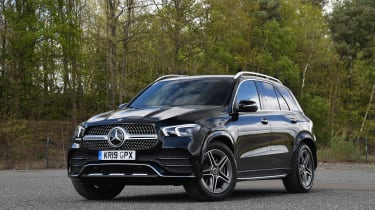 Mercedes GLE SUV front 3/4 static