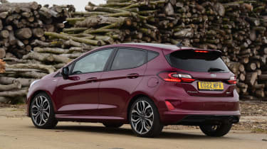 Facelifted Ford Fiesta rear
