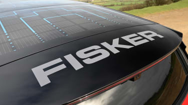 Fisker Ocean SUV rear spoiler