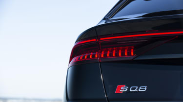 Audi SQ8 - tail-light and badge