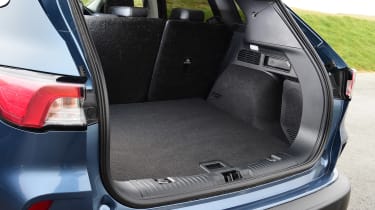 Ford Kuga boot - side view with seats up
