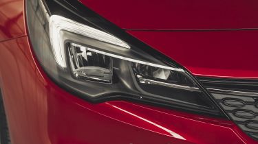 Vauxhall Astra hatchback headlights