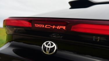 Toyota C-HR UK rear closeup