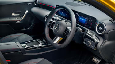 Mercedes A-Class hatchback steering wheel