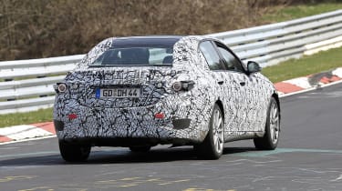 2021 Mercedes C-Class testing at the Nurburgring - rear 