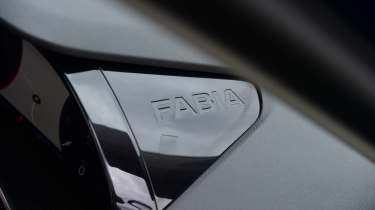 Skoda Fabia closeup trim