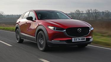 Mazda CX-30 front quarter driving