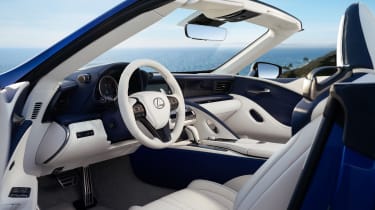 Lexus LC500 Convertible interior