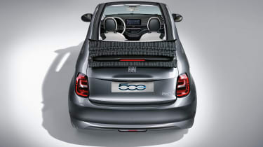 2020 Fiat 500 electric convertible - rear view 